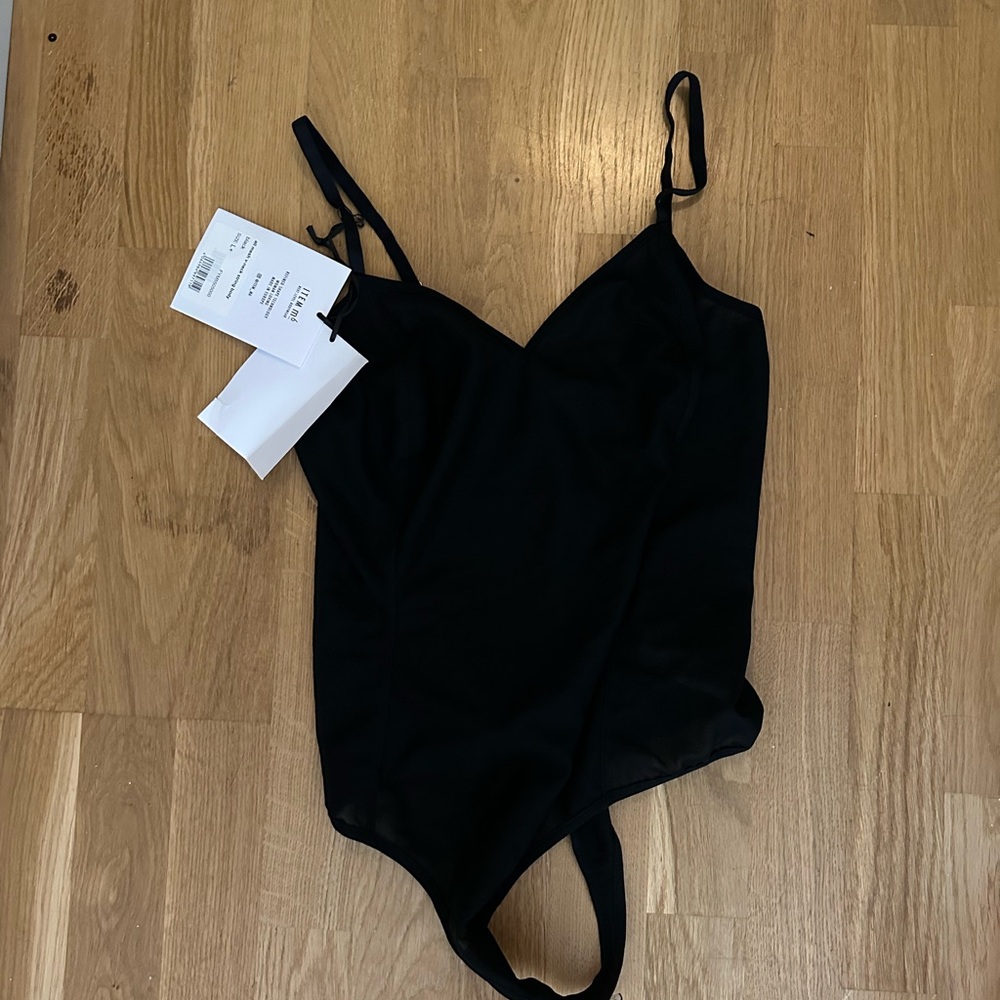 Chic Mesh Black Bodysuit